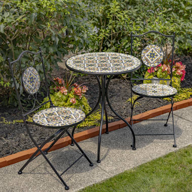 Mosaic garden table cheap set